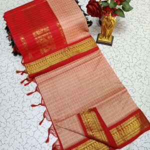 Checked Kalyani Cotton Sarees 012