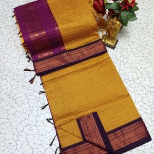 Checked Kalyani Cotton Sarees 013