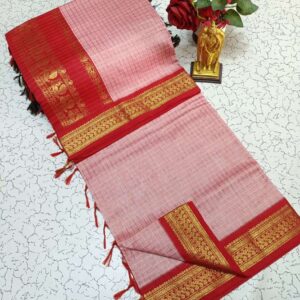 Checked Kalyani Cotton Sarees 018