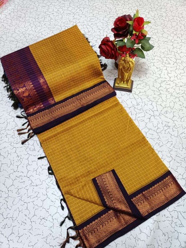 Checked Kalyani Cotton Sarees 022