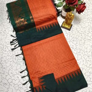 Checked Kalyani Cotton Sarees 023