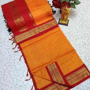 Checked Kalyani Cotton Sarees 025