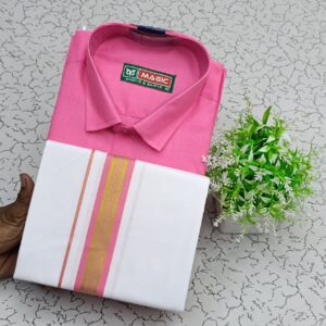 Cotton Shirt & Dhothi 022