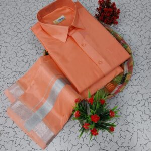 Silk Shirt & Dhothi 005