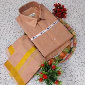 Silk Shirt & Dhothi 011