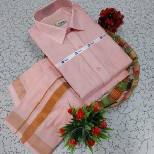 Silk Shirt & Dhothi 012