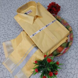 Silk Shirt & Dhothi 023