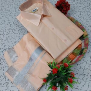 Silk Shirt & Dhothi 036