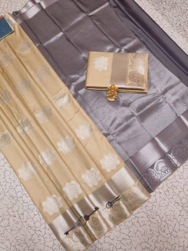 Fancy Bhutta Soft Silk Saree 002