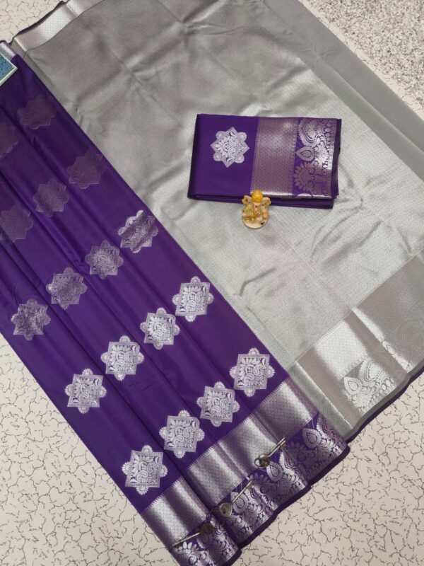 Fancy Bhutta Soft Silk Saree 003