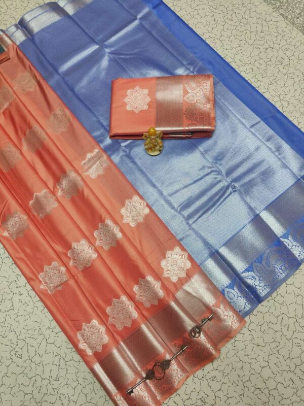 Fancy Bhutta Soft Silk Saree 005