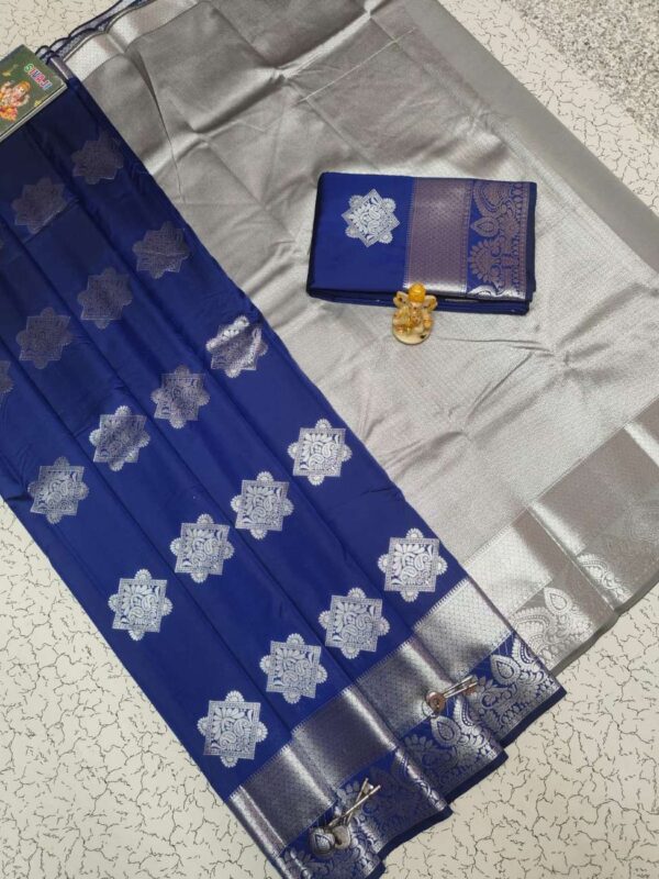 Fancy Bhutta Soft Silk Saree 010