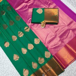 Fancy Bhutta Soft Silk Saree 028
