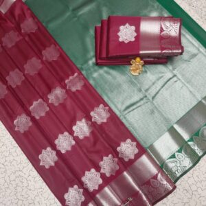Fancy Bhutta Soft Silk Saree 030