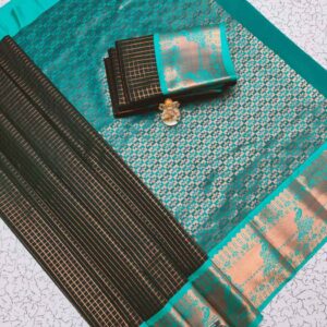 Fancy Butta Big Border Saree 017