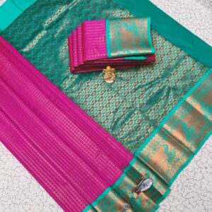 Fancy Butta Big Border Saree 021