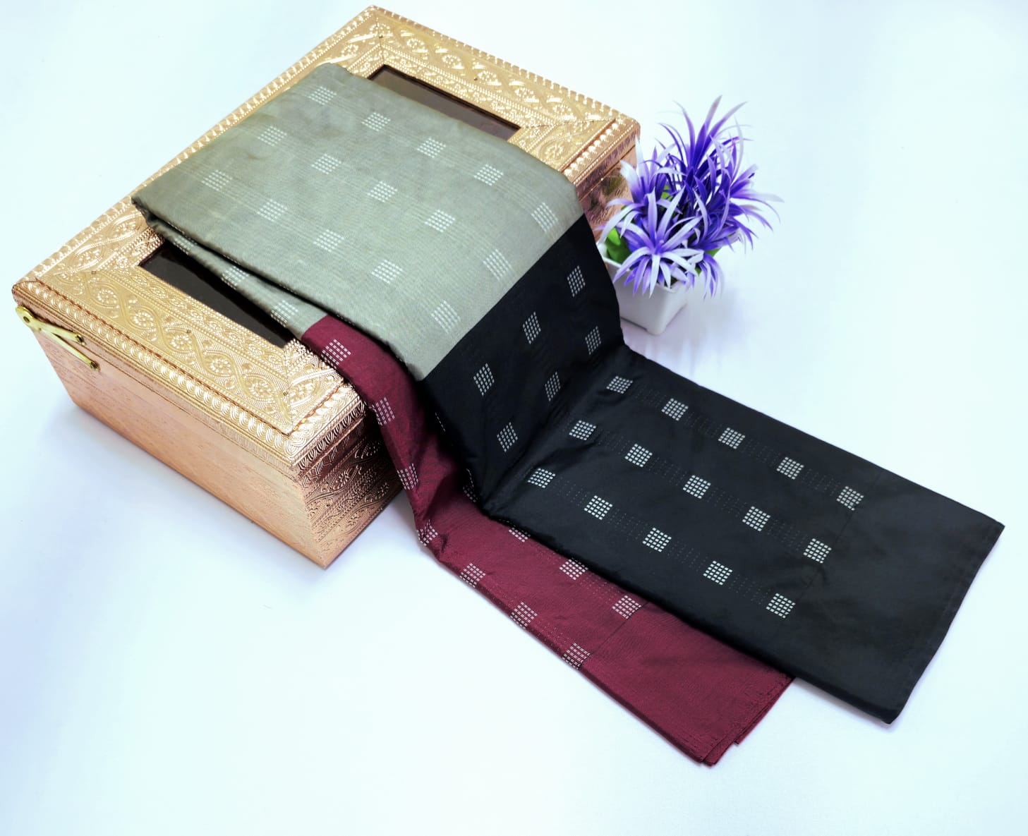 Half and Half Sarees 009