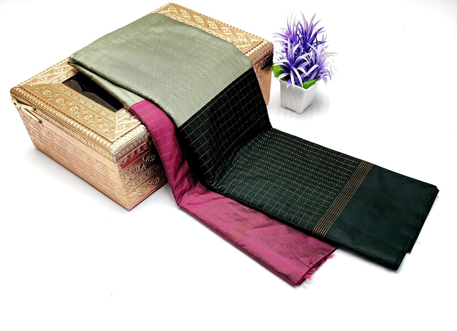 Half and Half Sarees 016