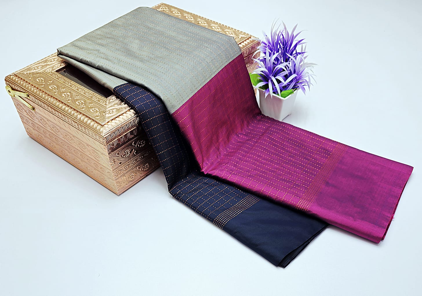 Half and Half Sarees 017