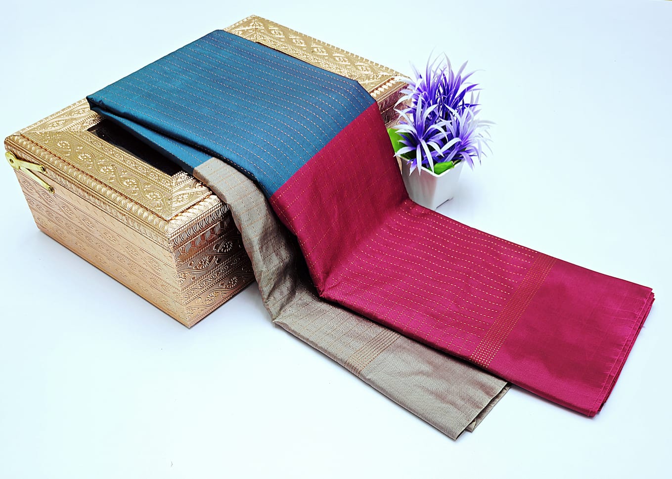 Half and Half Sarees 018