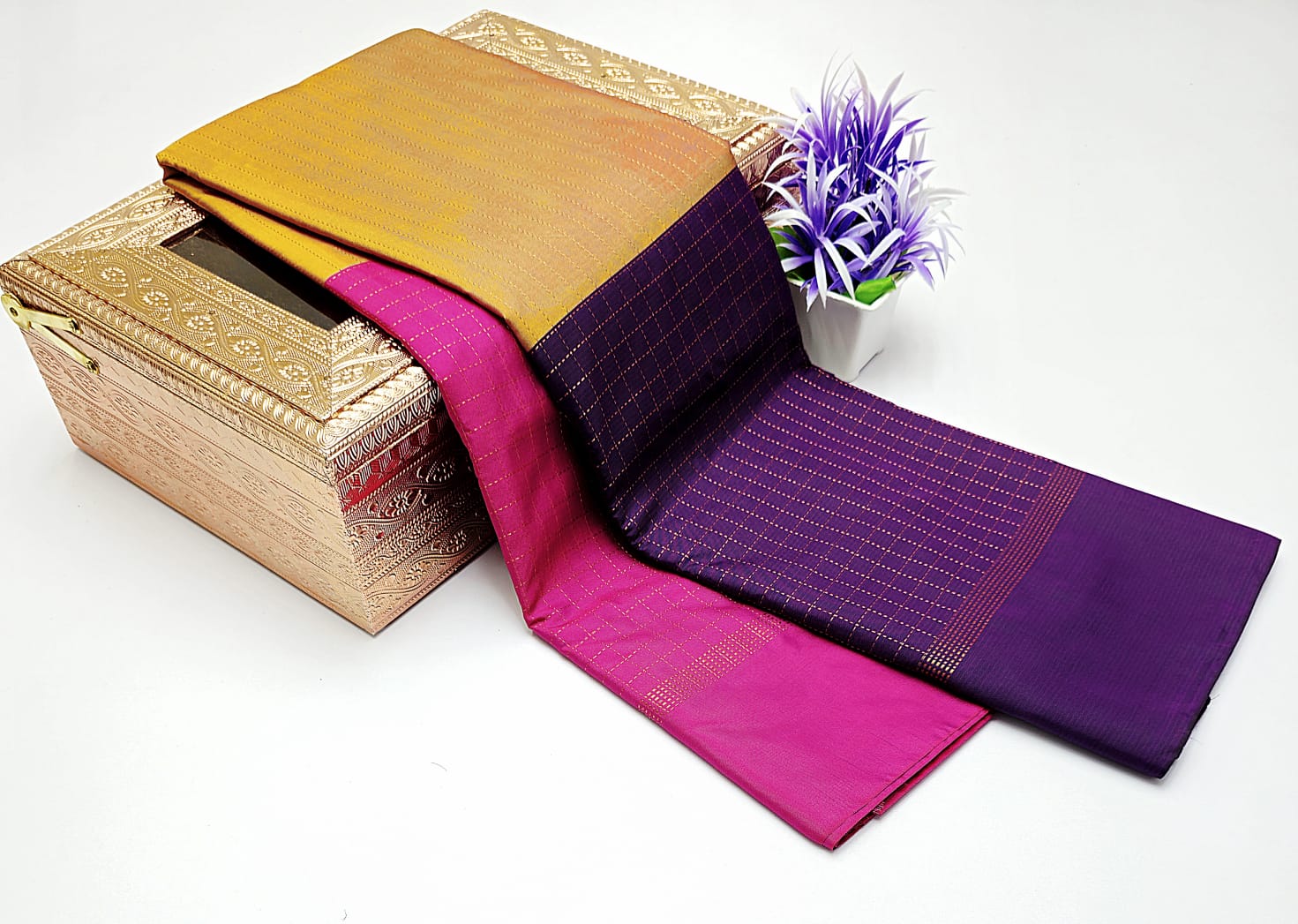 Half and Half Sarees 019