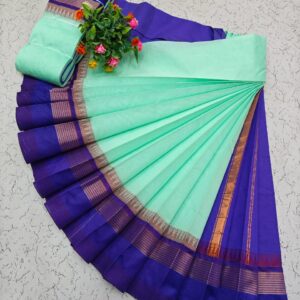Korvai Border Silk Cotton Saree 001