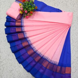 Korvai Border Silk Cotton Saree 004