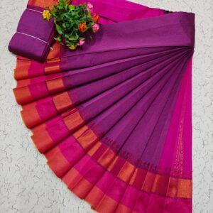 Korvai Border Silk Cotton Saree 008