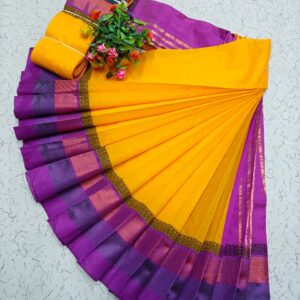 Korvai Border Silk Cotton Saree 009
