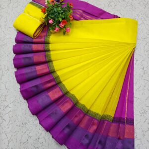 Korvai Border Silk Cotton Saree 011