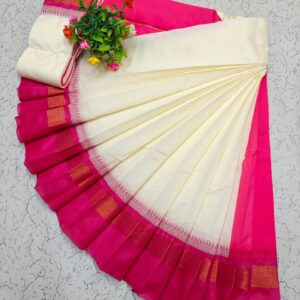 Korvai Border Silk Cotton Saree 023