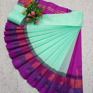 Korvai Border Silk Cotton Saree 025
