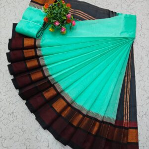 Korvai Border Silk Cotton Saree 030