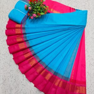 Korvai Border Silk Cotton Saree 031