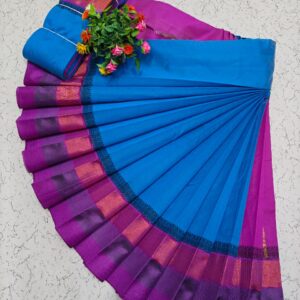 Korvai Border Silk Cotton Saree 034