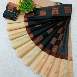 Kotanji Border Silk Cotton Saree 002