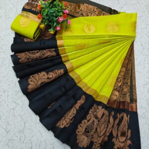 Kotanji Border Silk Cotton Saree 003