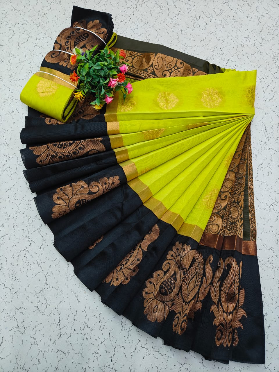 Kotanji Border Silk Cotton Saree 003