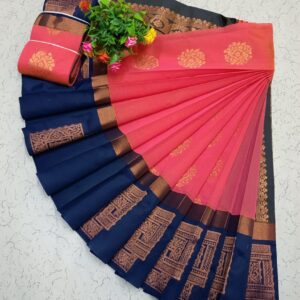 Kotanji Border Silk Cotton Saree 004