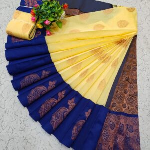 Kotanji Border Silk Cotton Saree 007