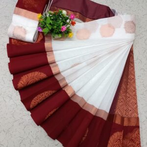 Kotanji Border Silk Cotton Saree 009