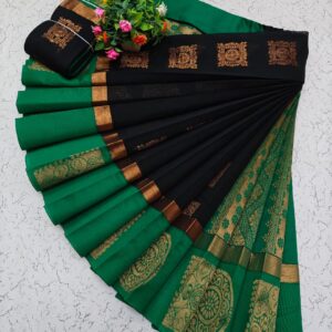 Kotanji Border Silk Cotton Saree 011