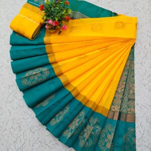 Kotanji Border Silk Cotton Saree 013