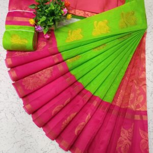 Kotanji Border Silk Cotton Saree 015