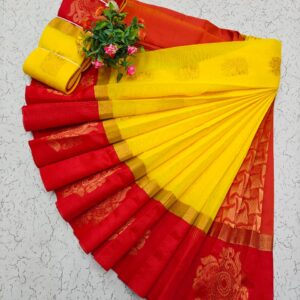 Kotanji Border Silk Cotton Saree 016