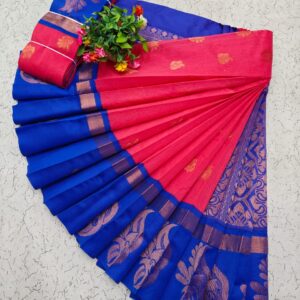 Kotanji Border Silk Cotton Saree 017