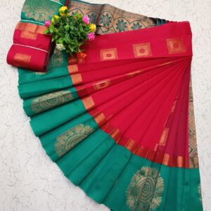 Kotanji Border Silk Cotton Saree 018