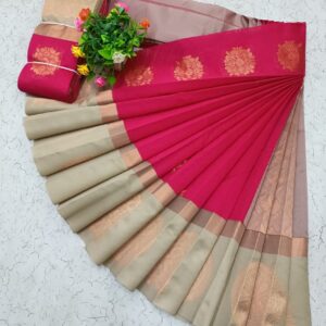 Kotanji Border Silk Cotton Saree 020