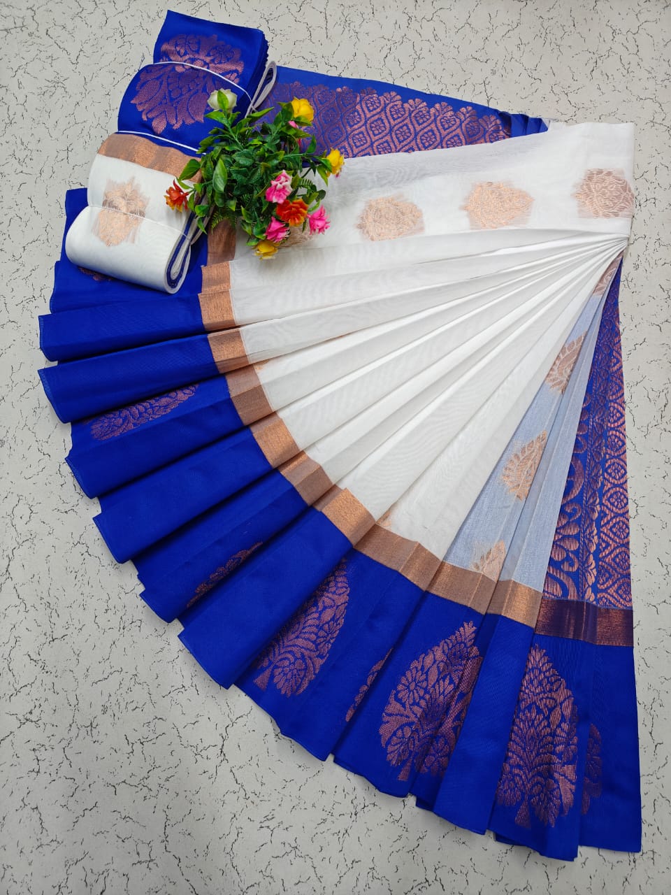 Kotanji Border Silk Cotton Saree 025