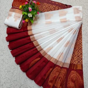 Kotanji Border Silk Cotton Saree 026